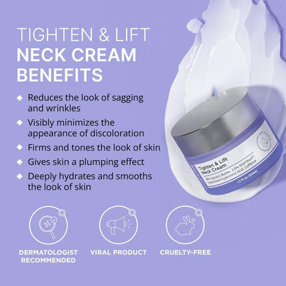 GOPURE Neck Cream - Tighten &amp; Lift Firming Neck Cream for Crepey Skin